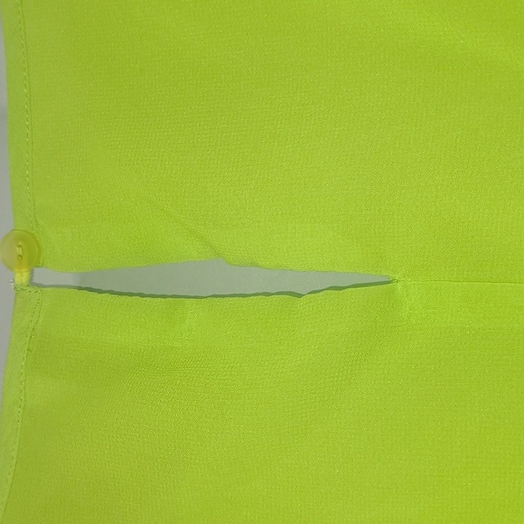 Lime Green Ombre Poncho Swimwear Cover-Up  Resortwear Beach Cruise Lightweight - Picture 3 of 7